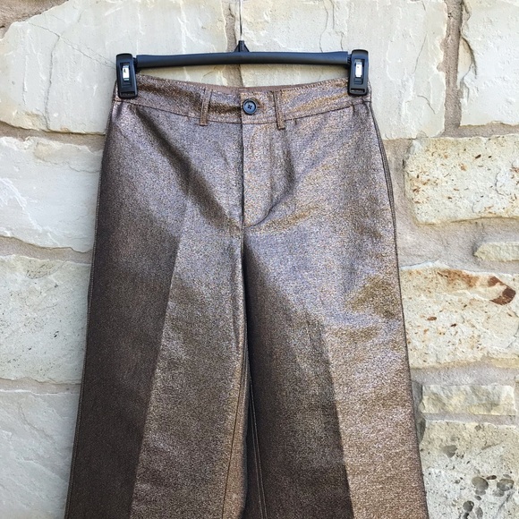 NWT Madewell High Rise Emmett Wide Leg Crop Pants - Picture 4 of 8